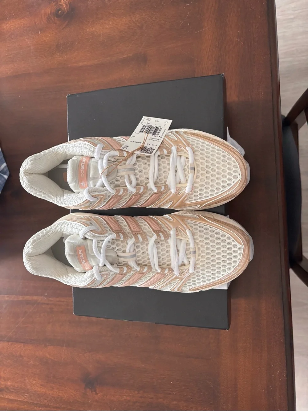 adidas Women's Running Shoes in White and Beige